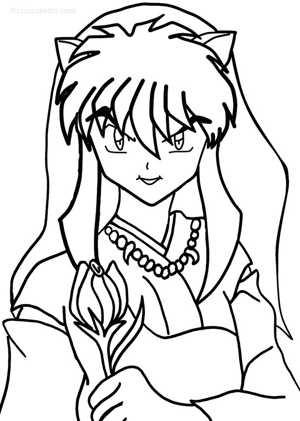 Inuyasha Printable Coloring Pages
 Printable Inuyasha Coloring Pages For Kids