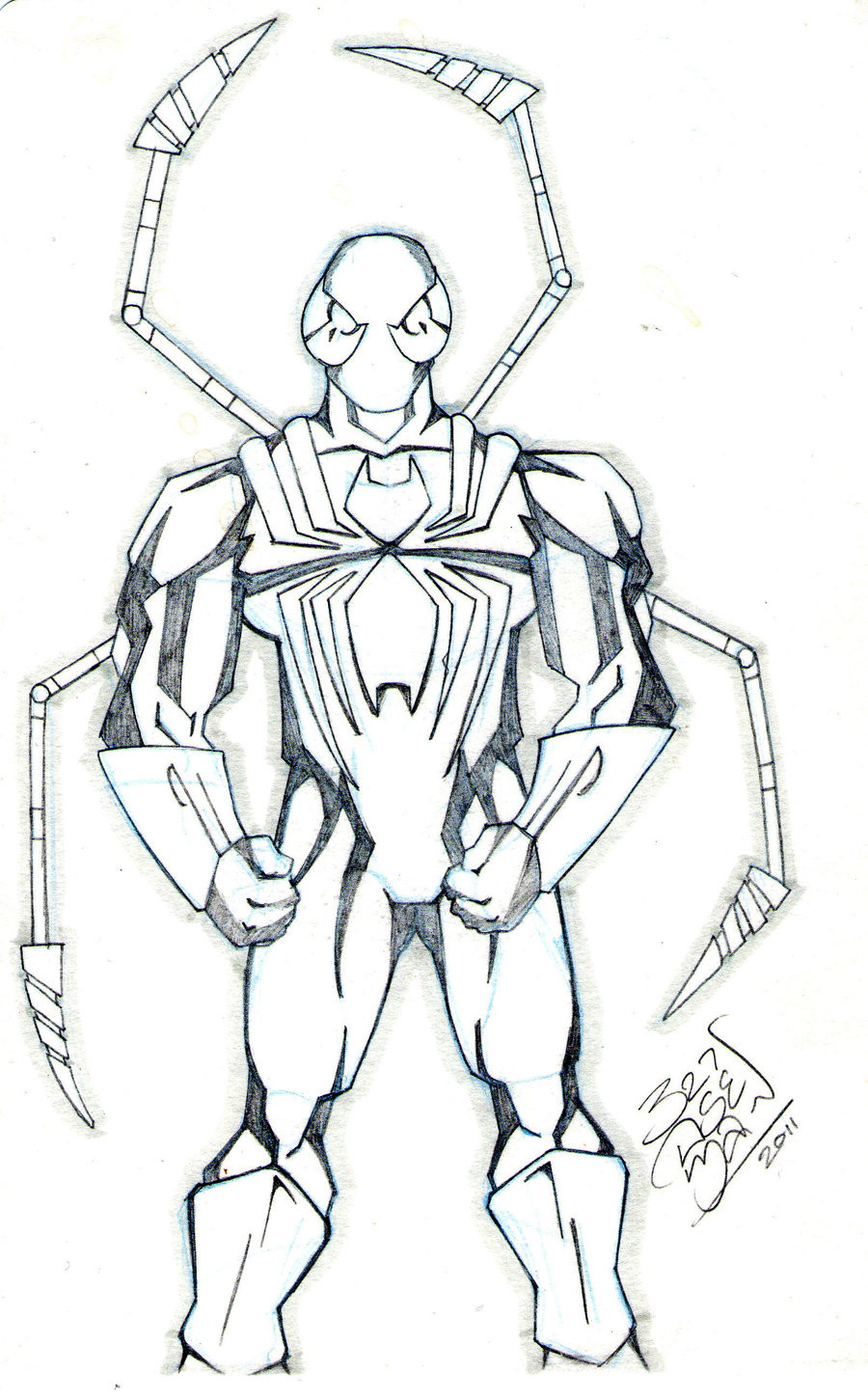 Iron Spider Coloring Pages
 Iron Spider Free Coloring Pages