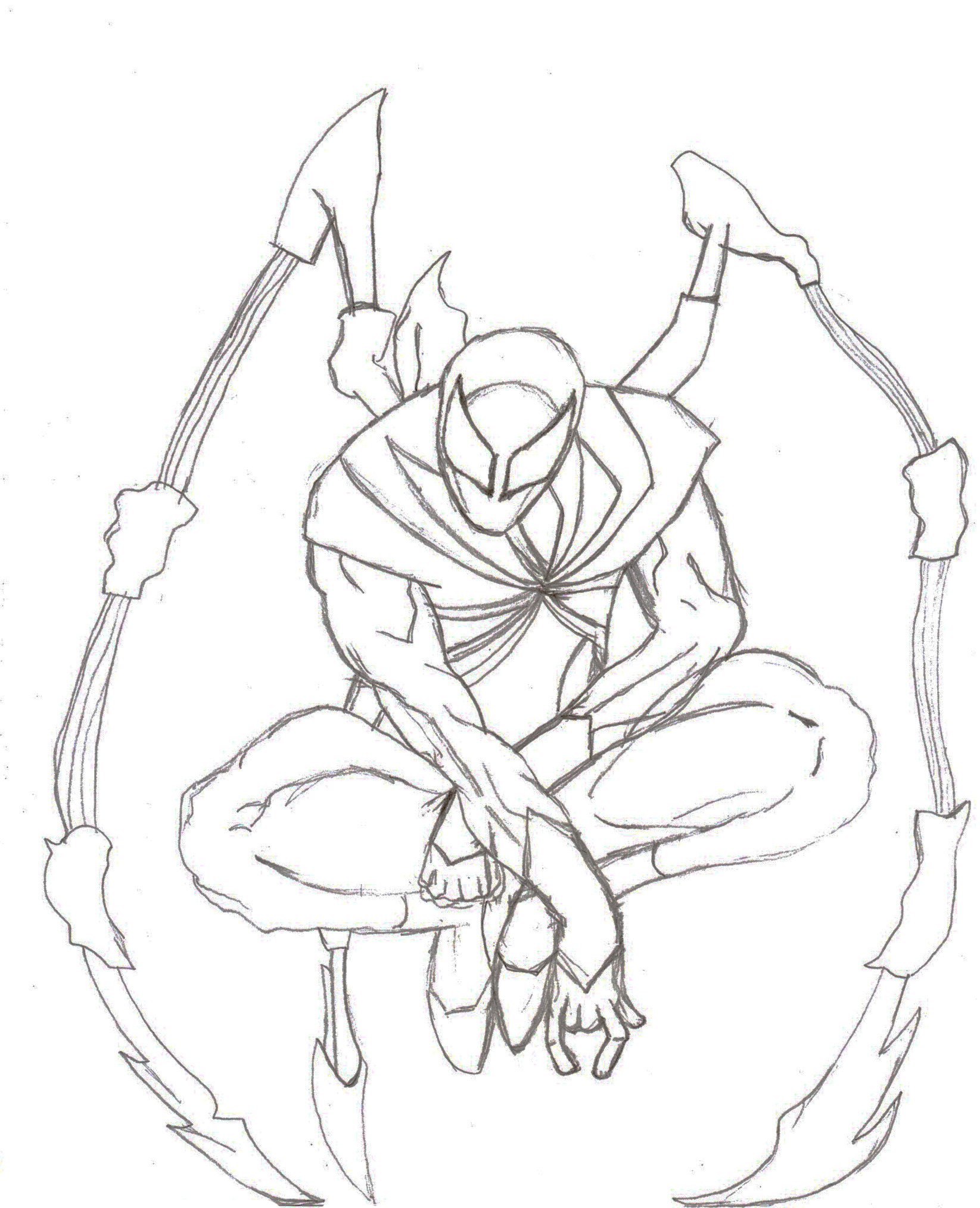 Iron Spider Coloring Pages
 The Iron Spider by ShahzadX on DeviantArt