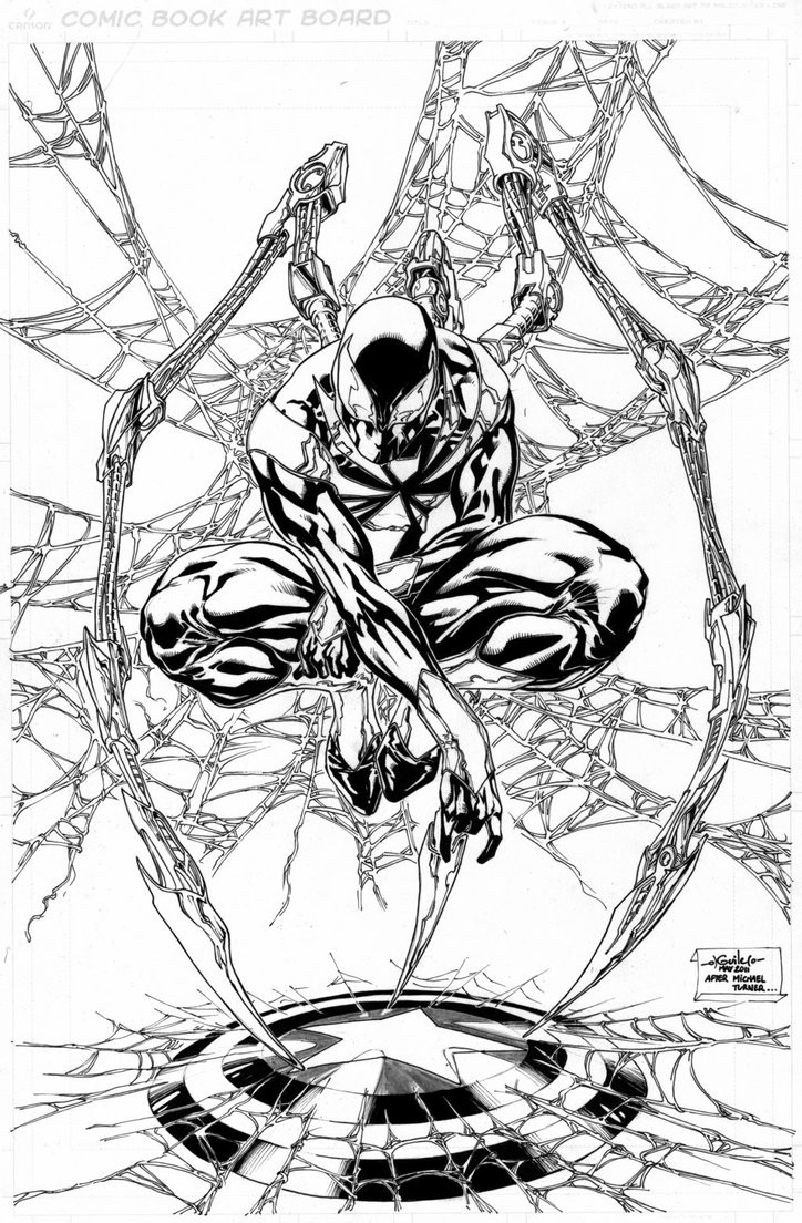 Iron Spider Coloring Pages
 Iron Spider Man mission by SpiderGuile on DeviantArt