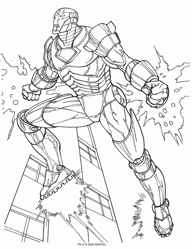 Ironman Coloring Pages
 Free Printable Iron Man Coloring Pages For Kids Best