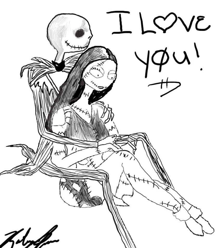 Jack And Sally Coloring Pages
 Nightmare Before Christmas Sally Coloring Coloring Pages