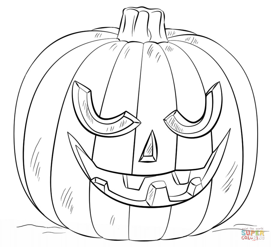 Jack O Lanterns Coloring Pages
 Jack O Lantern coloring page