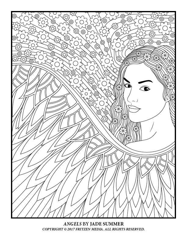 Jade Summer Coloring Pages
 4061 best Zentangles Adult Colouring images on Pinterest