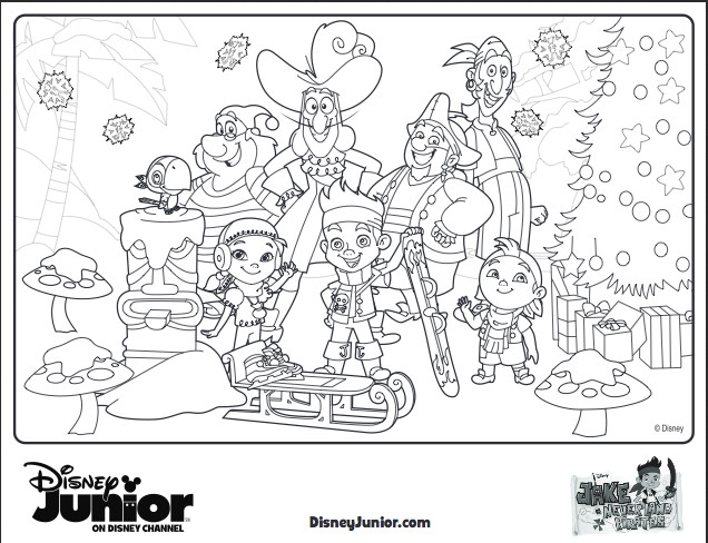 Jake And The Neverland Pirates Coloring Pages
 10 Disney Holiday Crafts for Kids