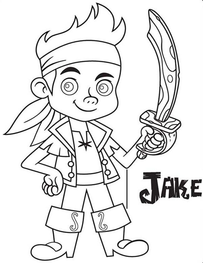 Jake And The Neverland Pirates Coloring Pages
 Jake And The Neverland Pirates Drawing AZ Coloring Pages