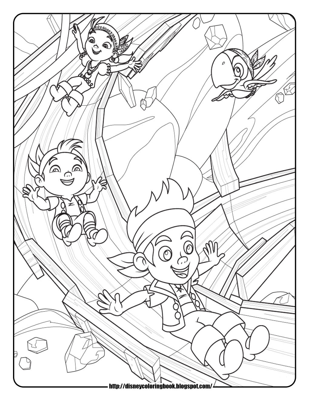 Jake And The Neverland Pirates Coloring Pages
 Learn To Coloring August 2011