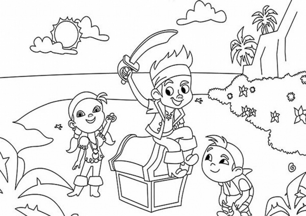 Jake And The Neverland Pirates Coloring Pages
 Jake And The Never Land Pirates Coloring Print out