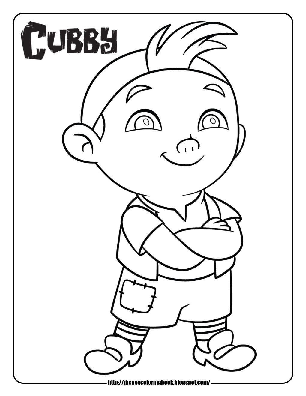 Jake And The Neverland Pirates Coloring Pages
 Jake and the Neverland Pirates 1 Free Disney Coloring