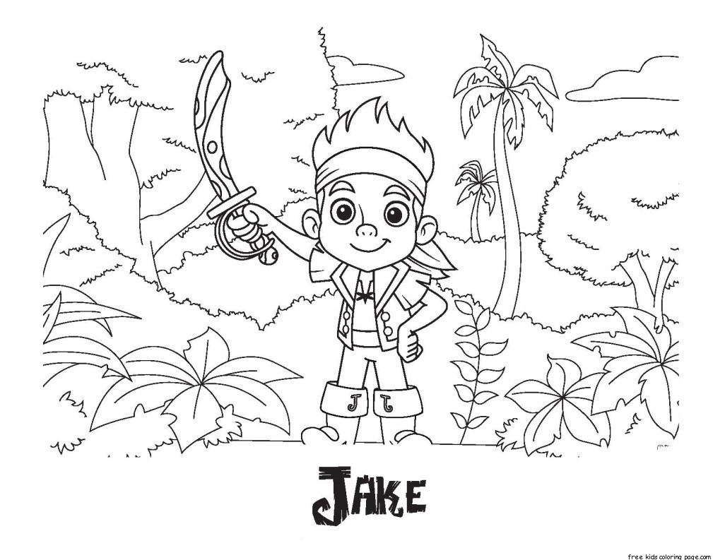 Jake And The Neverland Pirates Coloring Pages
 printable coloring pages of jake and the neverland