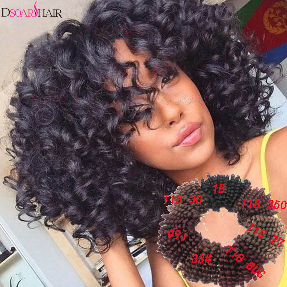 Jamaican Bounce Crochet Hairstyles
 8"Jumpy Wand Curl Crochet Braid Hair Extensions Jamaican