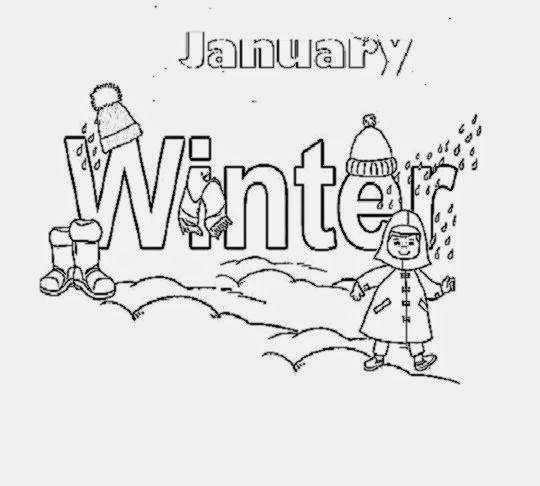 January Coloring Pages
 January Coloring Sheets