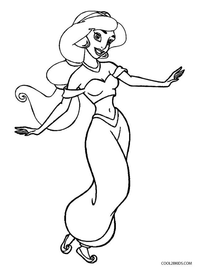 Jasmine Coloring Pages
 Printable Jasmine Coloring Pages For Kids