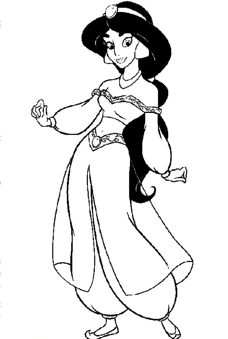 Jasmine Coloring Pages
 Free Printable Jasmine Coloring Pages For Kids Best