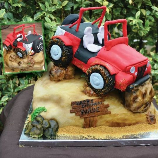 Jeep Birthday Cake
 Jeep Cake Cake by Two Sisters And A Cake CakesDecor