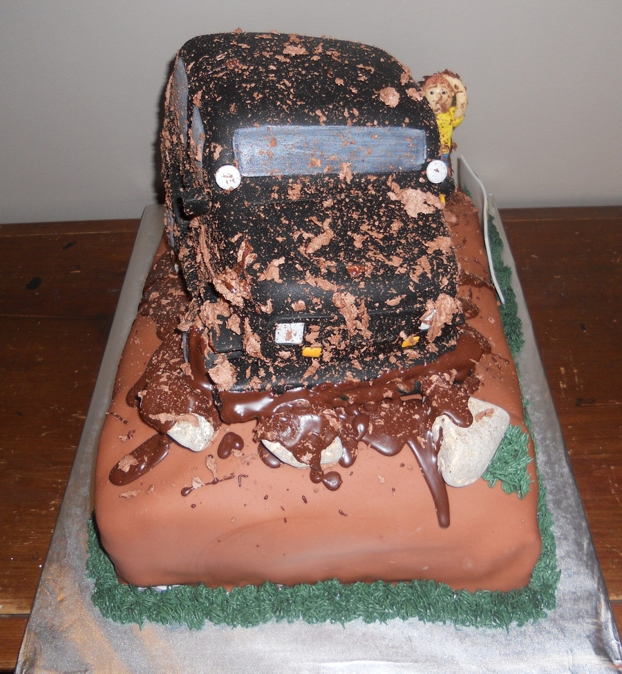Jeep Birthday Cake
 40Th Birthday Jeep Cake CakeCentral