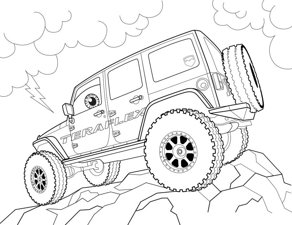Jeep Coloring Pages
 Free Jeep Coloring Pages To Print