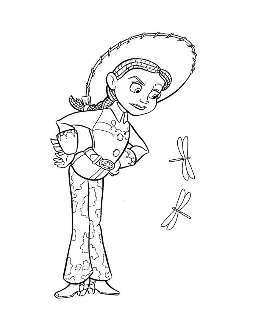 Jessie Coloring Pages
 Free Printable Toy Story Coloring Pages For Kids