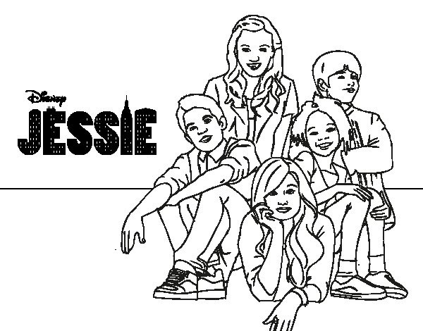 Jessie Coloring Pages
 19 dessins de coloriage Disney Channel à imprimer