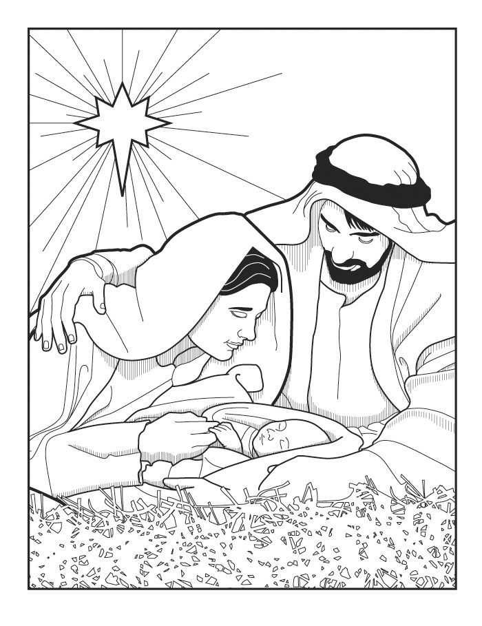 Jesus Born Printable Coloring Pages
 Desenhos para colorir de Jesus