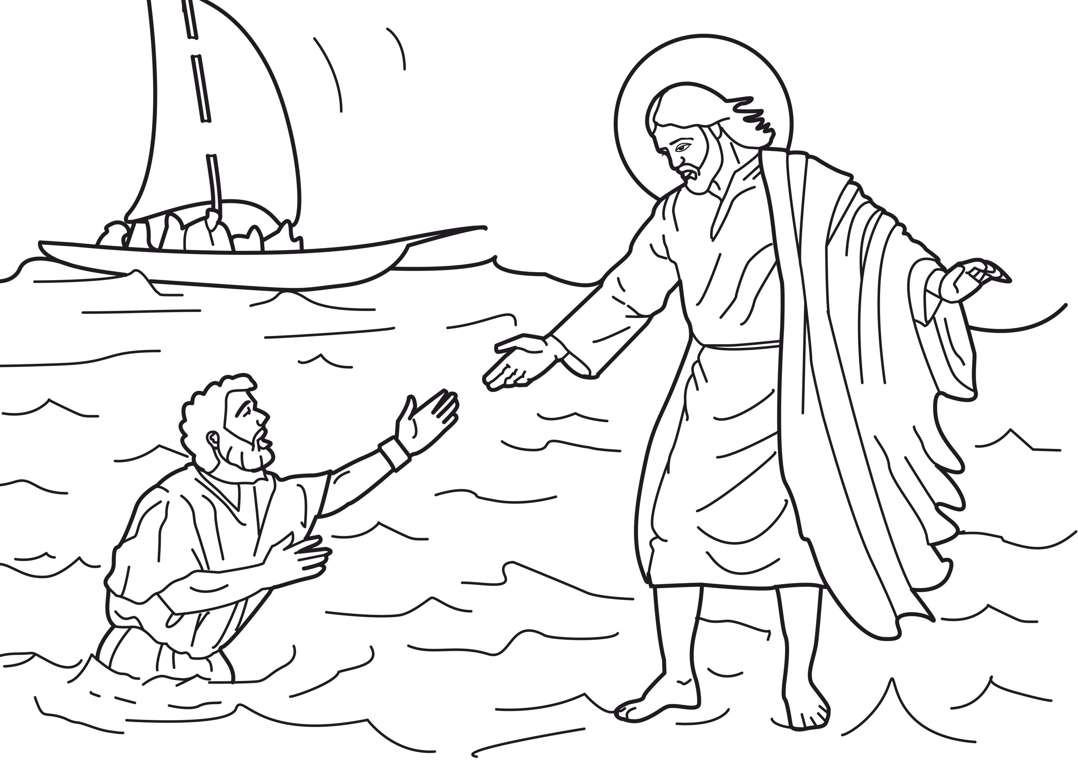 Jesus Christ Coloring Pages
 Free Printable Jesus Coloring Pages For Kids