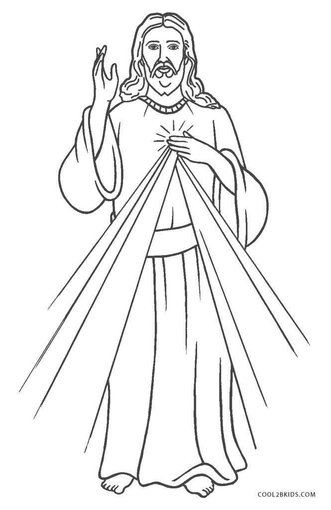 Jesus Christ Coloring Pages
 Free Printable Jesus Coloring Pages For Kids