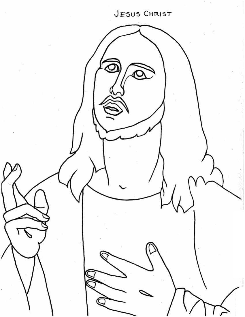 Jesus Christ Coloring Pages
 Free Printable Jesus Coloring Pages For Kids