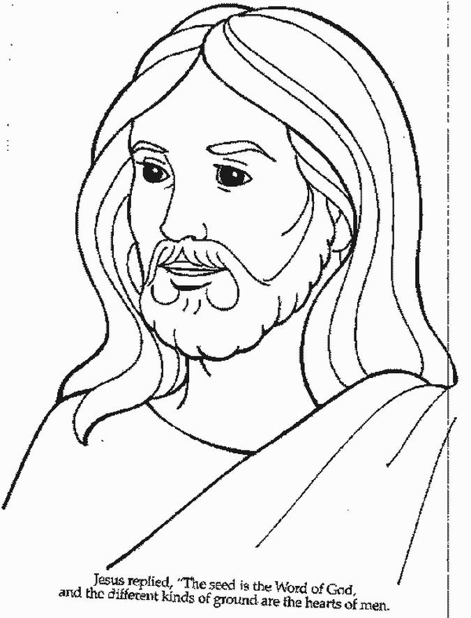 Jesus Coloring Book Pages
 Free Printable Jesus Coloring Pages For Kids