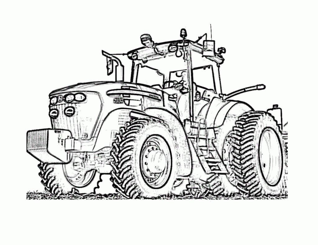 John Deer Coloring Pages
 Free Printable Tractor Coloring Pages For Kids