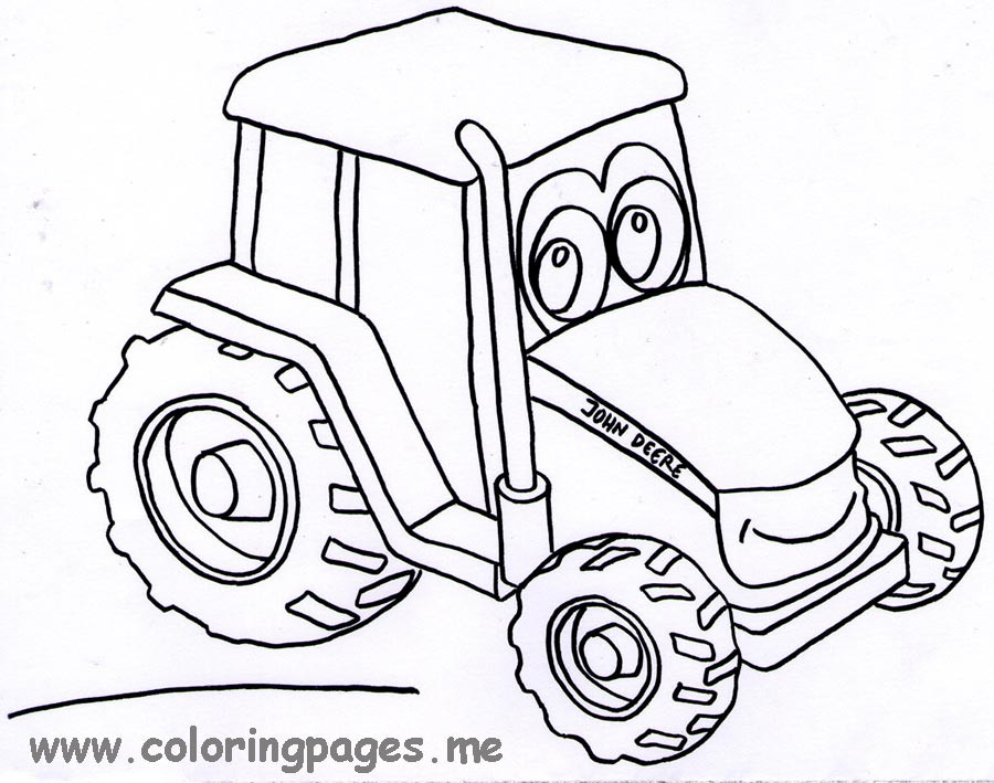 John Deer Coloring Pages
 John Deere Tractor Coloring Pages Bestofcoloring