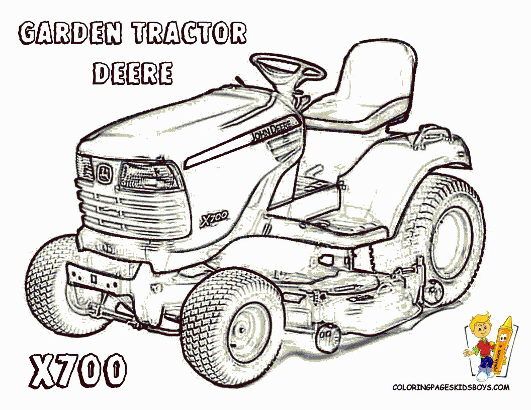 John Deer Coloring Pages
 Tractor Coloring Pages John Deere Coloring Home