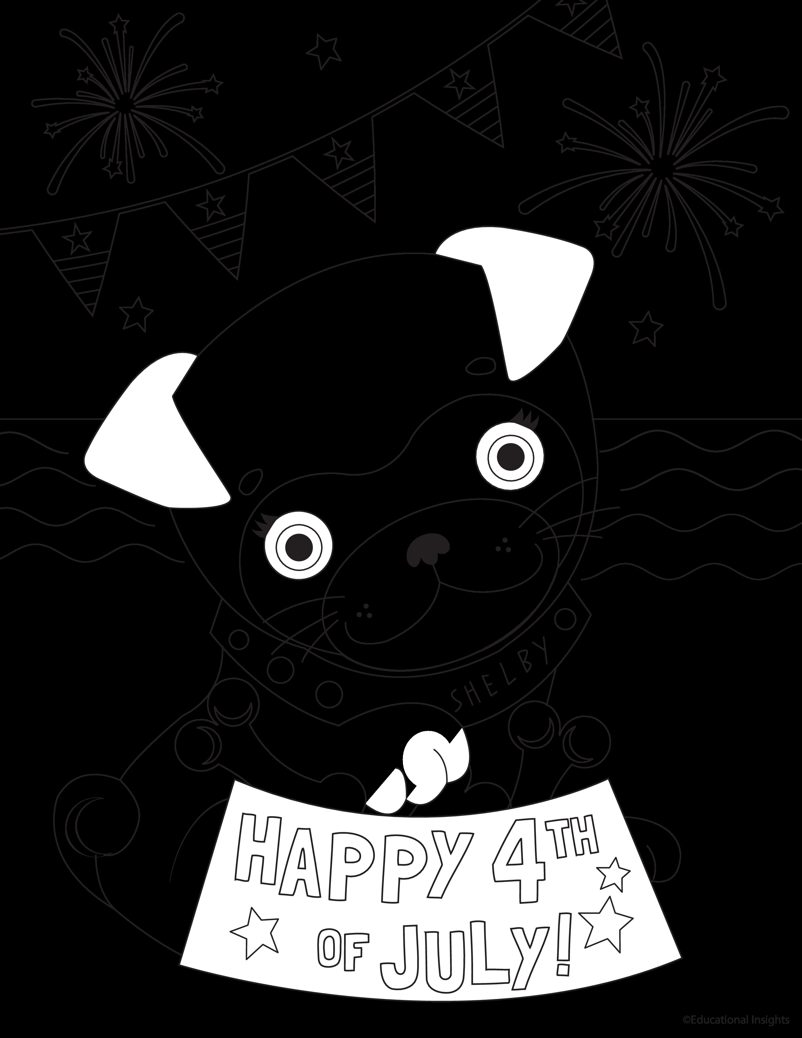 July 4Th Coloring Sheets For Kids Png
 KA Boom Free July 4th Coloring Pages