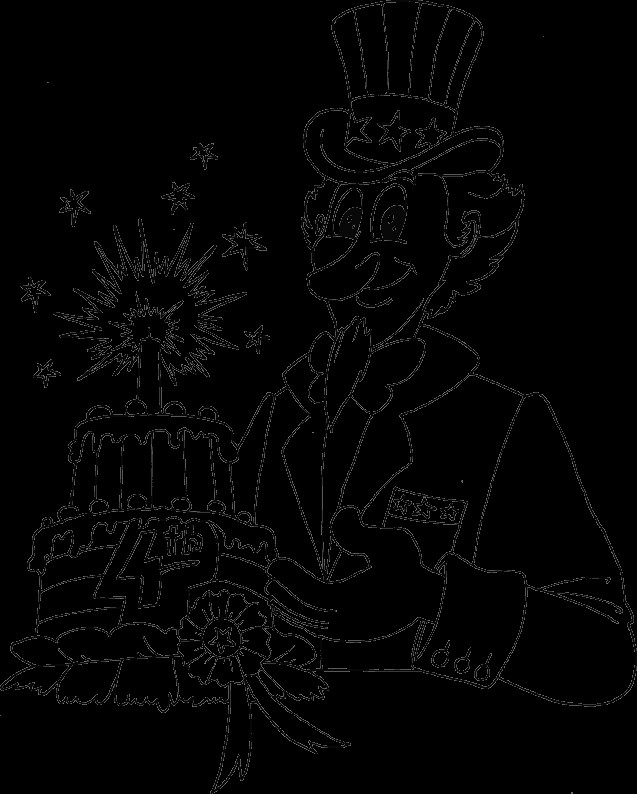 July 4Th Coloring Sheets For Kids Png
 Happy Birthday Uncle Coloring Page Image Search Results