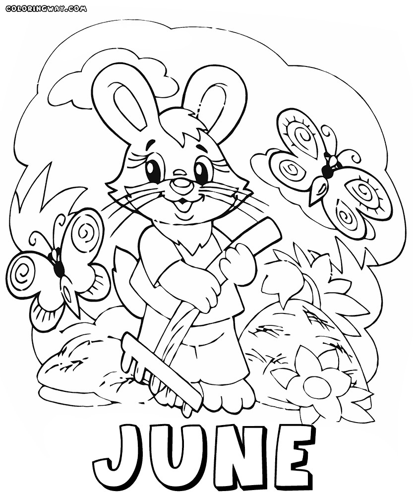 June Coloring Pages
 Month June Coloring Pages Coloring Pages