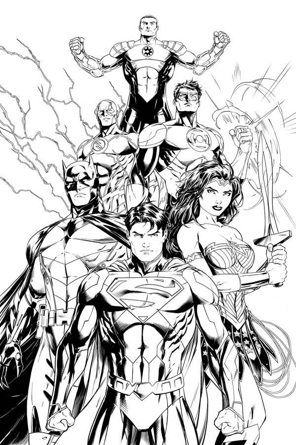 Justice League Coloring Book Pages
 Free Justice League Coloring Pages AZ Coloring Pages
