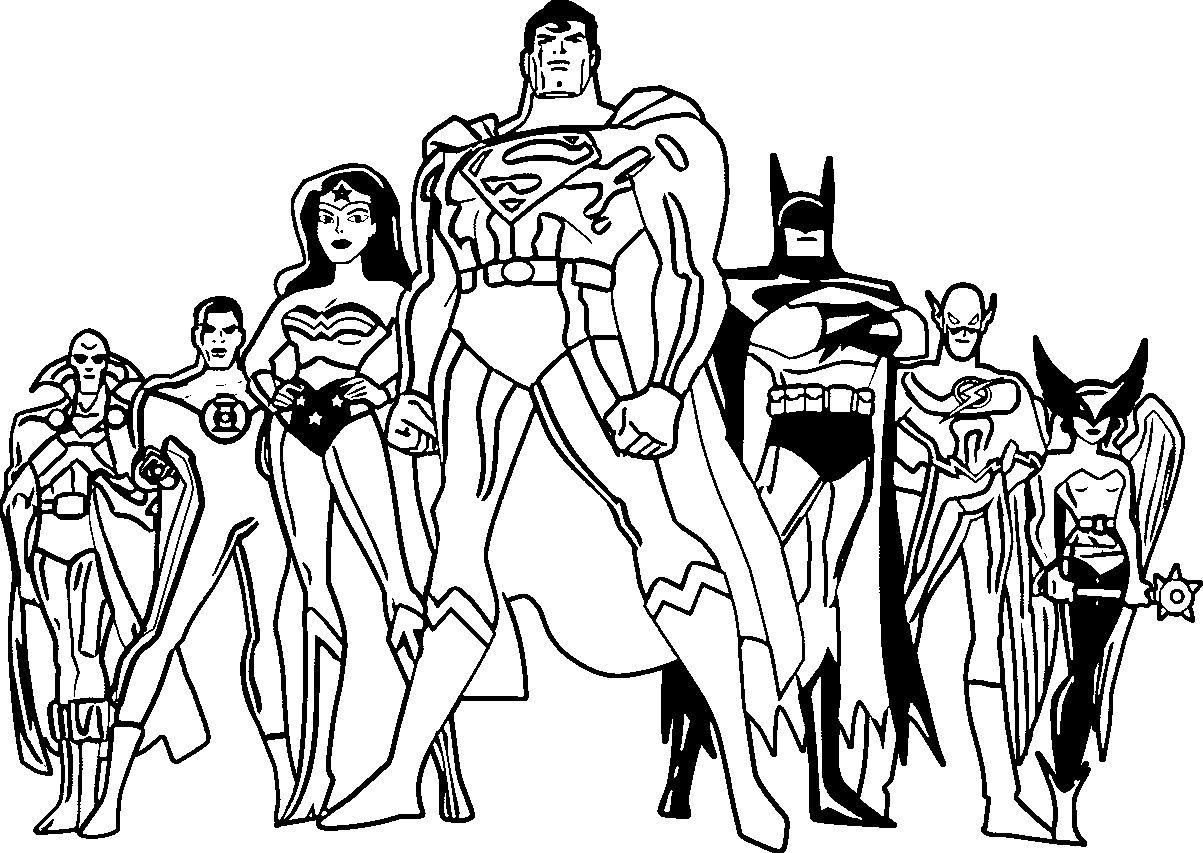 Justice League Coloring Book Pages
 Justice League Coloring Pages Best Coloring Pages For Kids
