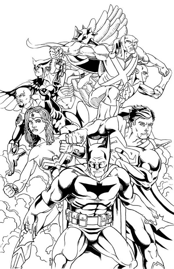 Justice League Coloring Pages
 Justice League Free Colouring Pages