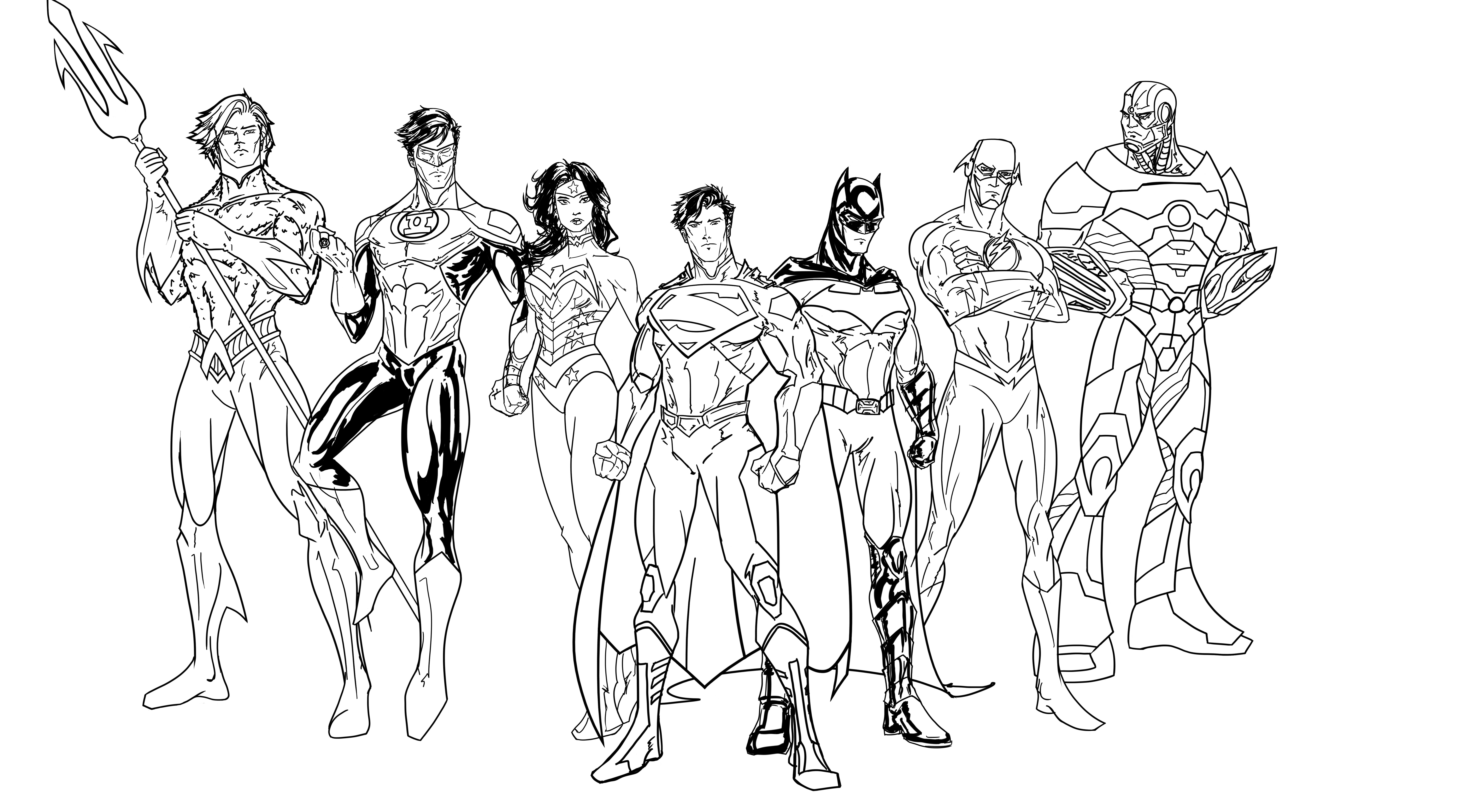 Justice League Coloring Pages
 Justice league coloring pages to and print for free
