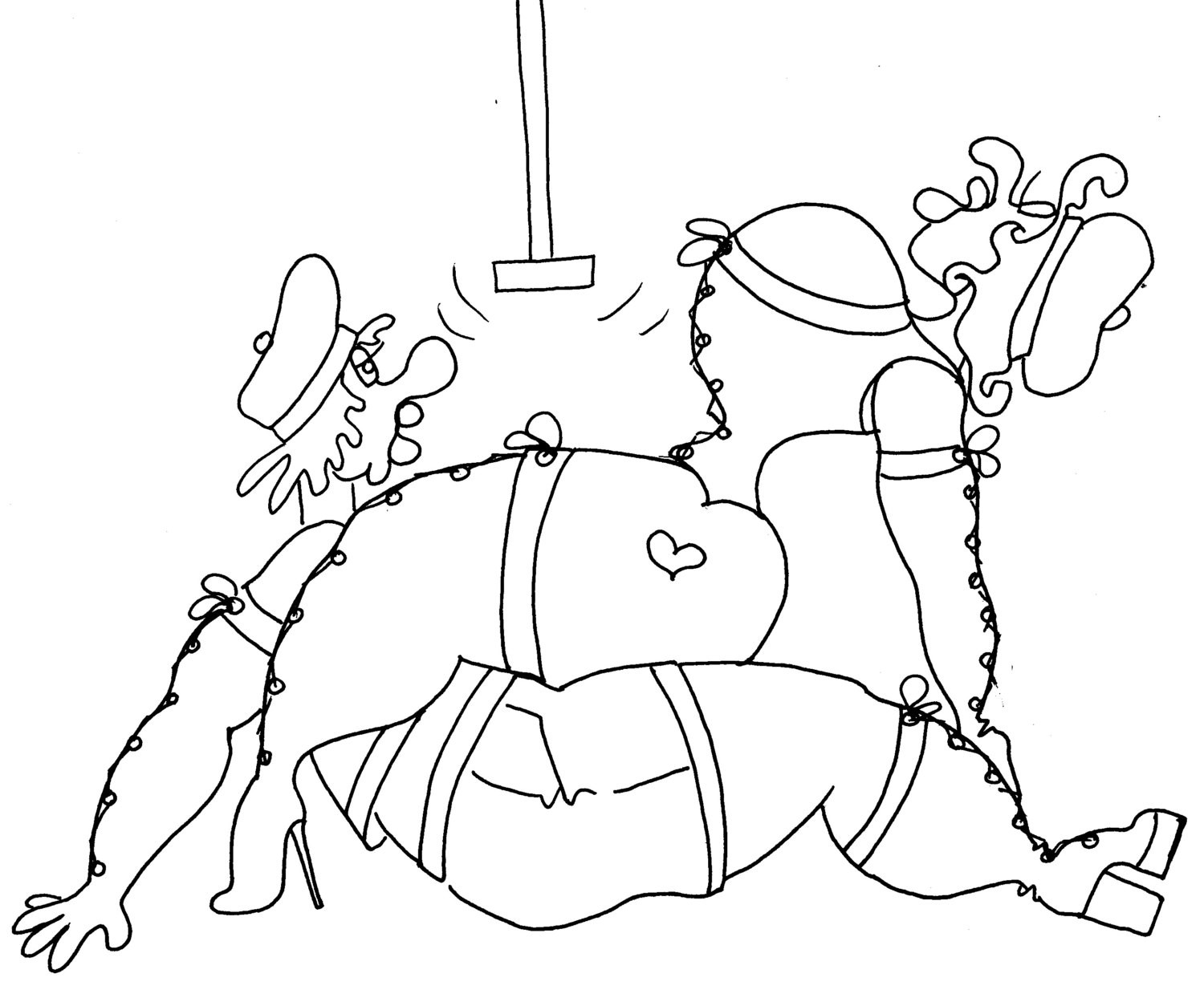 Kama Sutra Coloring Book
 The Spider Kama Sutra Pose y Coloring Pages from the