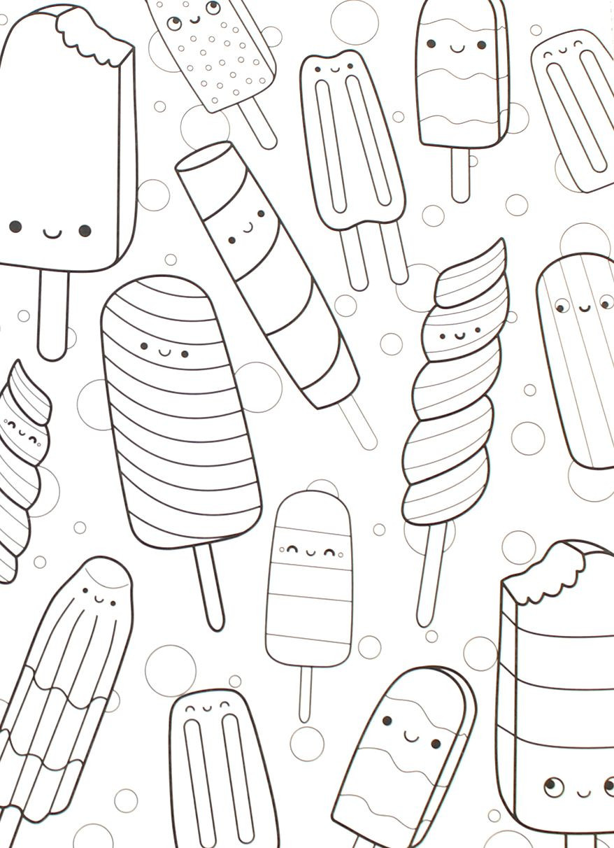 Kawaii Coloring Pages For Adults
 Fresh in stock Our super cute kawaii and super yummy