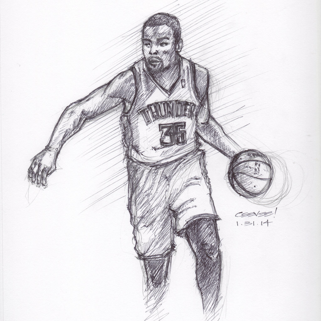 Kevin Durant Coloring Pages
 Kevin Durant by HiCeeVee on DeviantArt