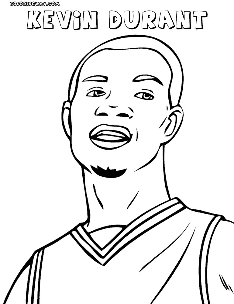Kevin Durant Coloring Pages
 Kevin Durant coloring pages