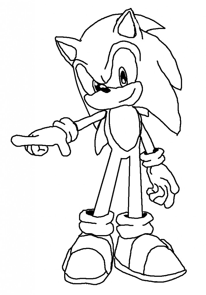 Kid Coloring Book Pages
 Free Printable Sonic The Hedgehog Coloring Pages For Kids