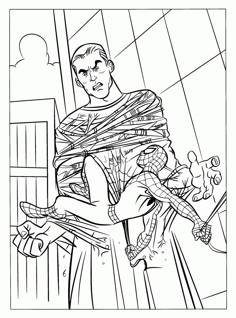 Kid Coloring Book Pages
 Free Printable Spiderman Coloring Pages For Kids
