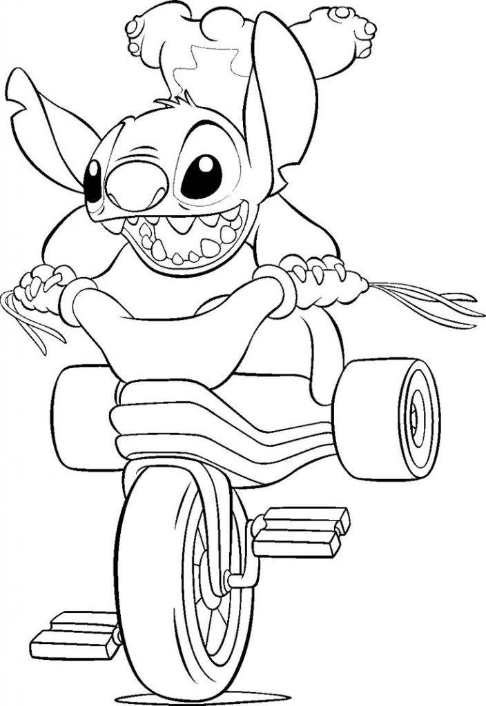 Kid Coloring Book Pages
 Free Printable Lilo and Stitch Coloring Pages For Kids