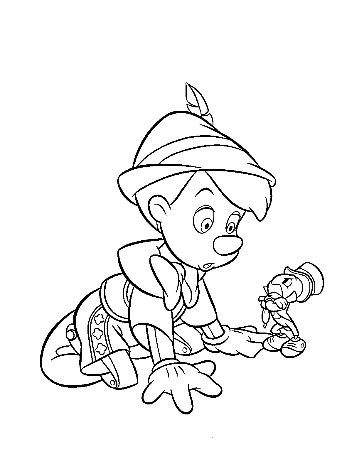 Kid Coloring Book Pages
 Free Printable Pinocchio Coloring Pages For Kids