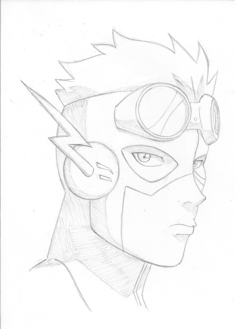 Kid Flash Coloring Pages
 Young Justice Kid Flash by iarisawa12 on DeviantArt