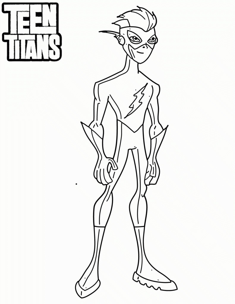 Kid Flash Coloring Pages
 Flash Coloring Pages Best Coloring Pages For Kids