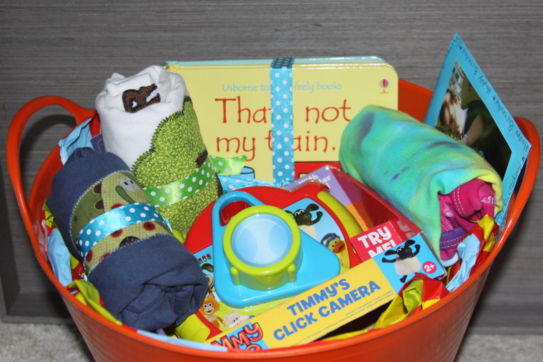 Kids Birthday Gift Ideas
 Simple Gift Basket For A First Birthday And Getting Your