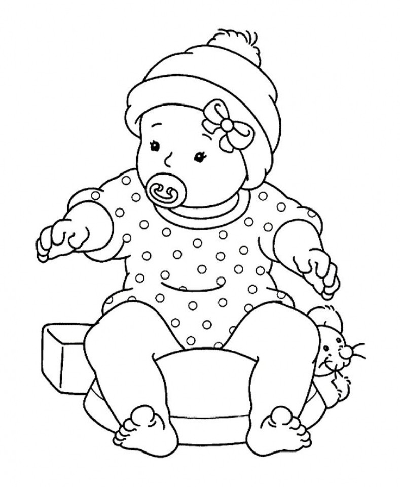 Best ideas about Kids Coloring Pages For Boys
. Save or Pin Free Printable Baby Coloring Pages For Kids Now.